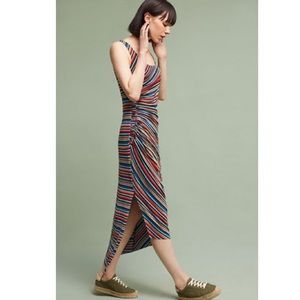 Anthropologie striped Luca maxi dress